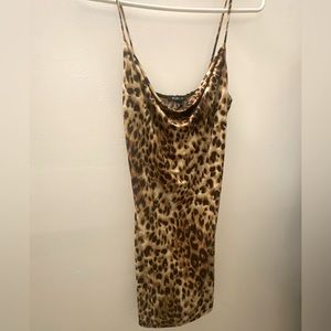 Leopard mini dress